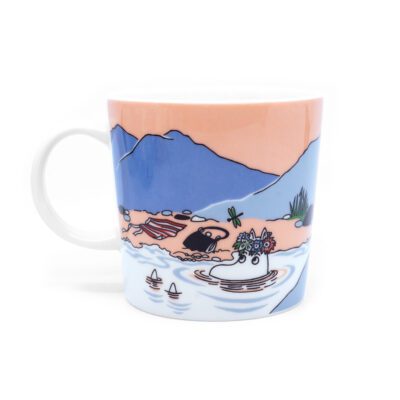 Moomin mug In The Mountains back